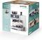 Кофеварка Gorenje рожковая 2.5л, кофемолка 0,25л,  капучинатор, кнопочное управл., белый