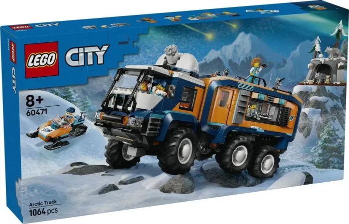 Конструктор LEGO City Арктична дослідницька вантажівка з науковою лабораторією