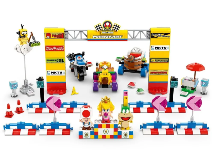 Конструктор LEGO Super Mario Mario Kart – Baby Peach & Grand Prix. Набор