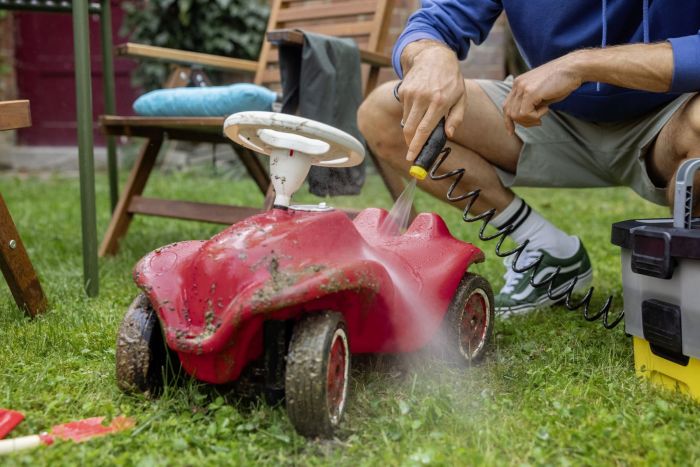 Минимойка низкого давления аккумуляторная Karcher OC 4 120л/ч шланг 2.8м бак для воды 8л 3.082кг USB-C