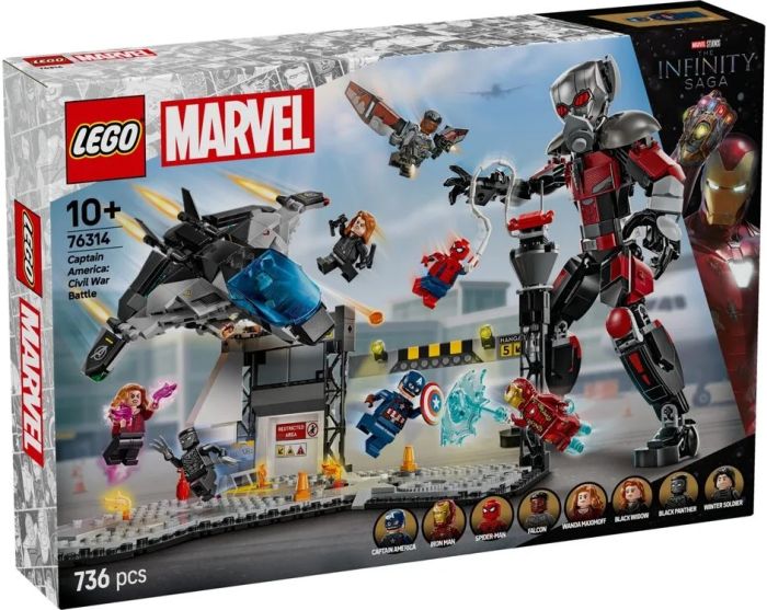 Конструктор LEGO Super Heroes Перший месник: Протистояння Пригодницька битва