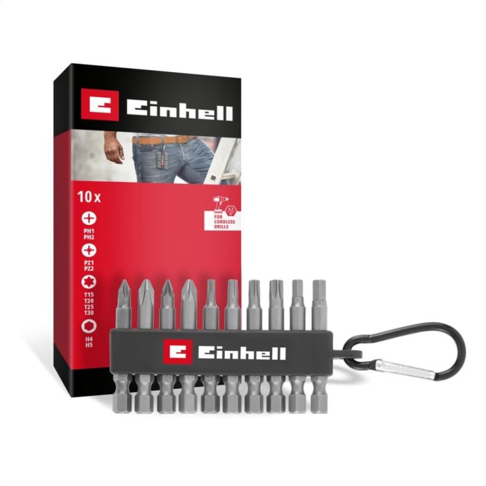 Набір ударних Einhell 50мм карабін 10шт 0.13кг