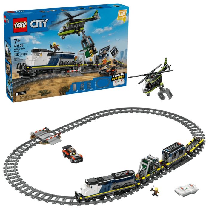 Конструктор LEGO City Ограбление полицейского поезда
