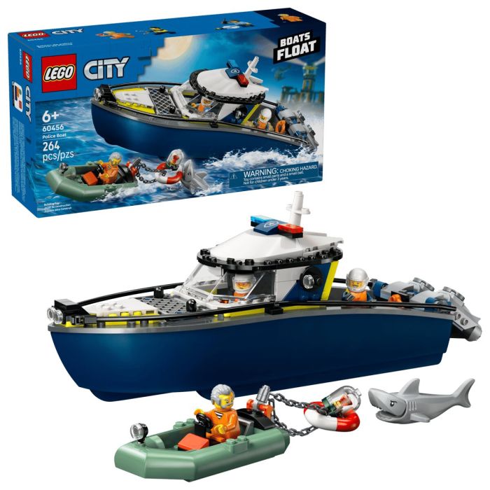 Конструктор LEGO City Преследование на полицейськом катере