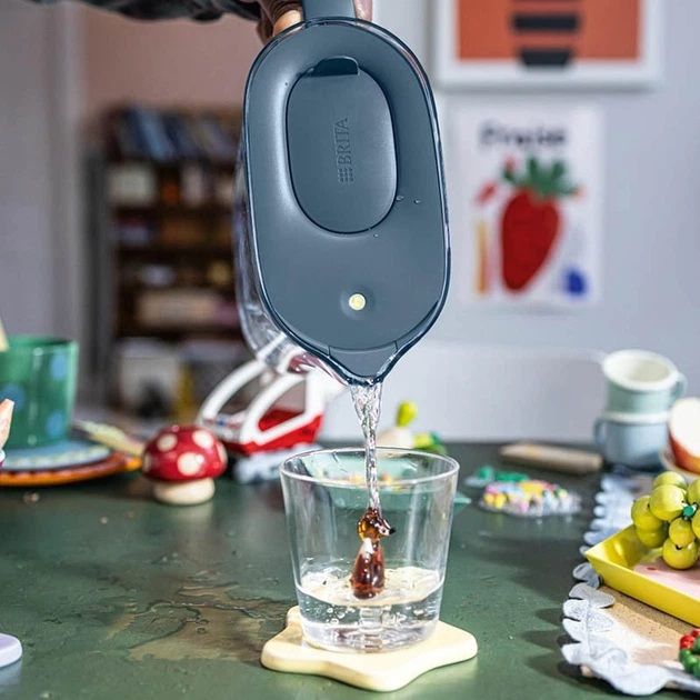 Фільтр-глечик Brita Style Essential XL Mxpro 3.6л (2.3л очищеної води) з картриджем сіро-блакитний