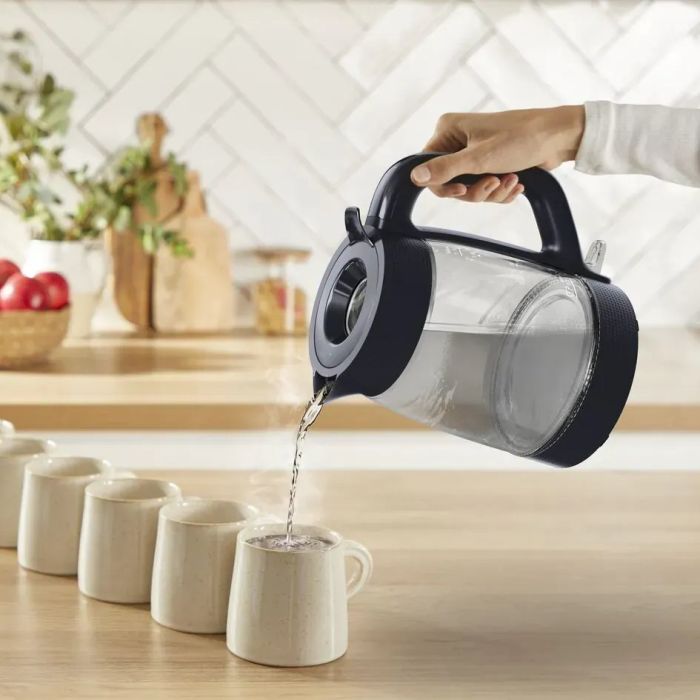 Электрочайник Tefal Morning Glass Kettle, 1.7л, стекло, с подсветкой, черный