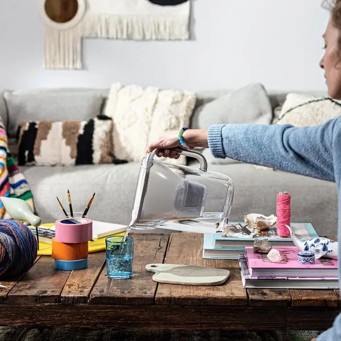 Фільтр-глечик Brita Style Essential Mxpro 2.4л (1.4л очищеної води) + 2 картриджа пісочний