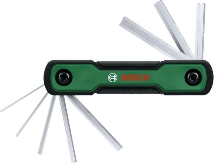 Ключи шестигранные Bosch складываются в корпус, набор 8шт.