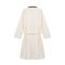 Халат жіночий ARDESTO Stripe, розмір S/M, 100% поліестер, білий