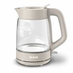 Электрочайник Tefal Morning Glass Kettle, 1.7л, стекло, с подсветкой, бежевый
