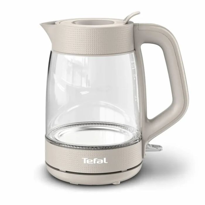 Электрочайник Tefal Morning Glass Kettle, 1.7л, стекло, с подсветкой, бежевый