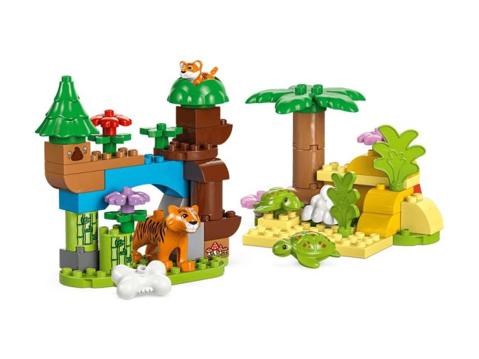Конструктор LEGO DUPLO Town Семейства диких животных 3-в-1