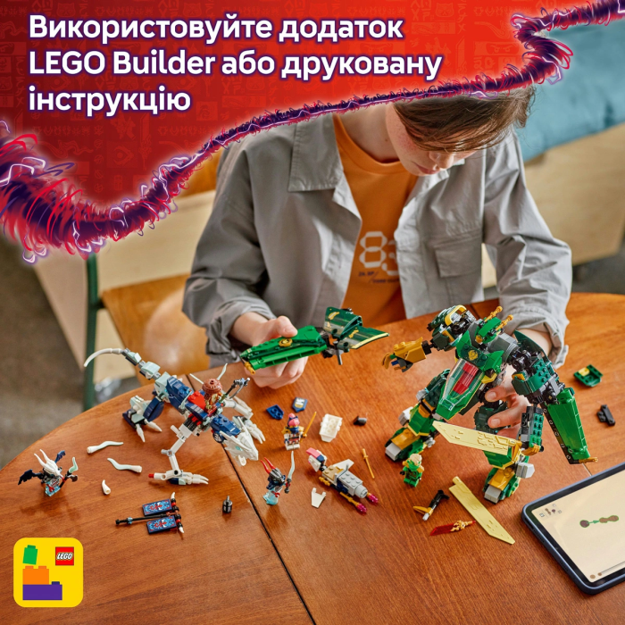 Конструктор LEGO Ninjago Реактивный робот Ллойда