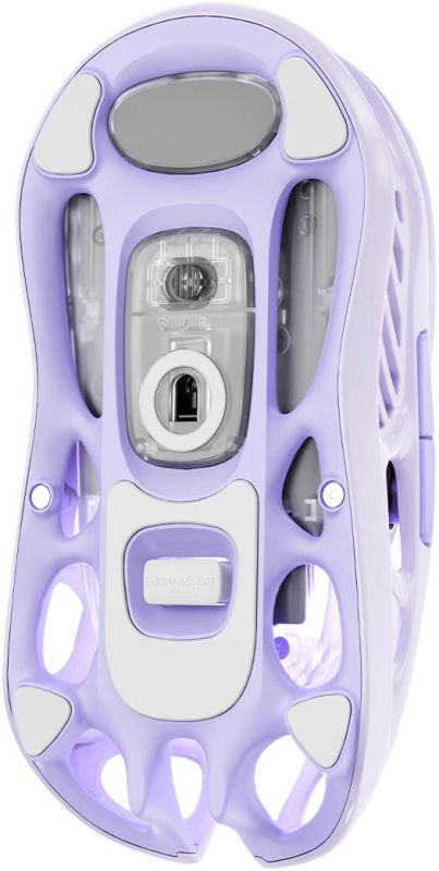 Миша GravaStar Mercury M1 Pro, magnesium alloy body, BT/WL/USB-A, RGB, Lavender Purple