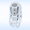Мышь GravaStar Mercury M1 Pro, magnesium alloy body, BT/WL/USB-A, RGB, Ice Blue