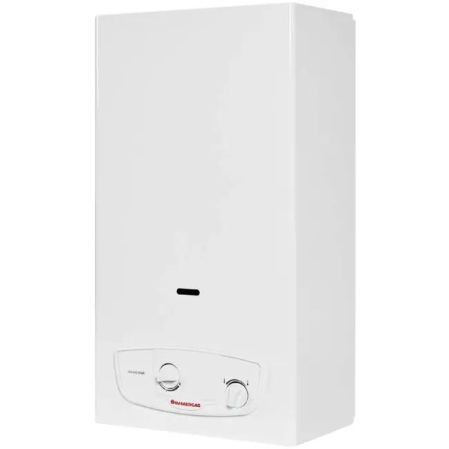 Газова колонка Immergas JULIUS ECO 14 14л/хв 24,3 кВт Low NOx розпалювання від батарейок білий