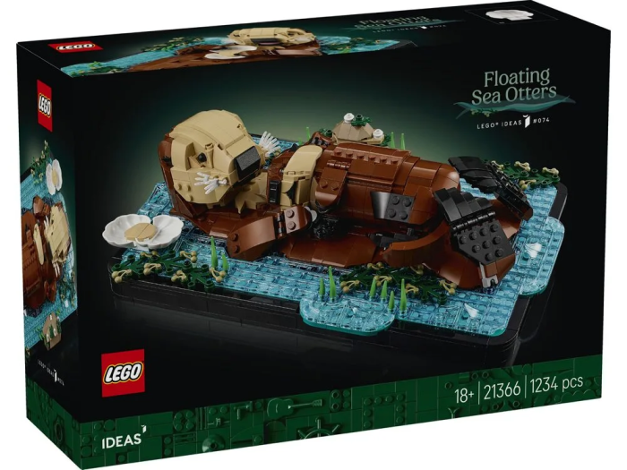 Конструктор LEGO Ideas Пливучі морські видри
