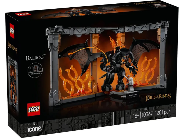 Конструктор LEGO Icons Володар перснів: Балроґ. Книжковий куточок