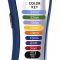 Машинка для стрижки Wahl Color Pro Lithium, от сети+акумм, вибрационный мотор, насадок-10, кейс, сталь, бело-синий