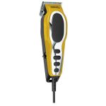 Машинка для стрижки Wahl Close Cut Pro Clipper, від мережі, вібраційний мотор, насадок-6, кейс, сталь, жовтий