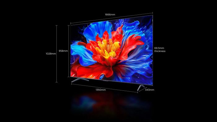 Телевизор 65" TCL QLED 4K 144Hz Smart Google TV Titan ONKYO sound