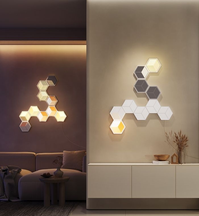 Настенный светильник Govee H106A Glide Hexagon Light Panels Ultra expansion pack, 1шт, RGBIC, WI-FI/Bluetooth, фіолетовий