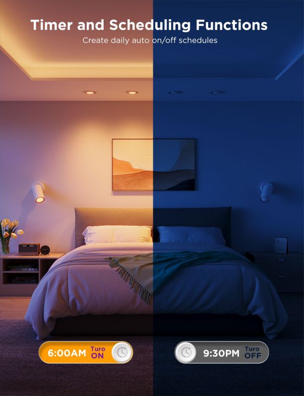 Набор ламп 2шт Govee B600D GU10 Smart LED Bulb, RGBWW, WI-FI/Bluetooth, белый