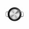 Сотейник Tefal Excellence+, с крышкой, 24 см, алюминий, стекло, бакелит, черный