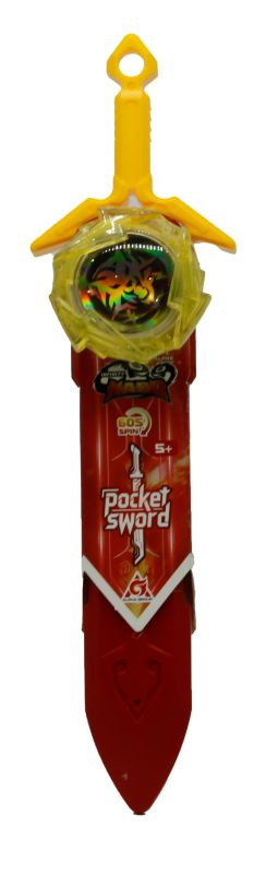 Дзиґа Infinity Nado VII Pocket Sword Вогняне Колесо Вибуху (Fiery Blast Wheel)