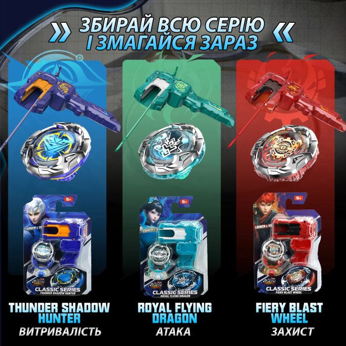 Волчок Infinity Nado VII Classic series Огненное Колесо Взрыва (Fiery Blast Wheel)