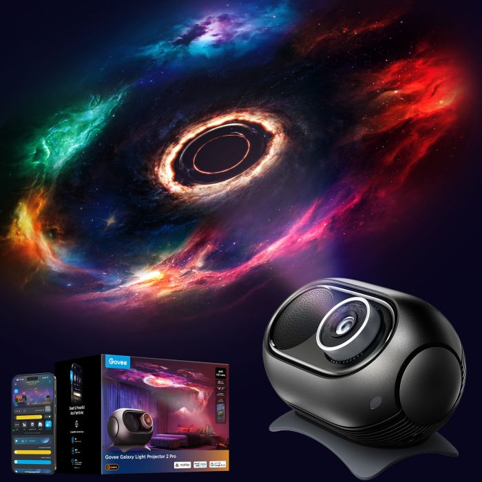Зірковий проектор Govee H609D Galaxy Light Projector 2 Pro, RGB, WI-FI/Bluetooth, чорний