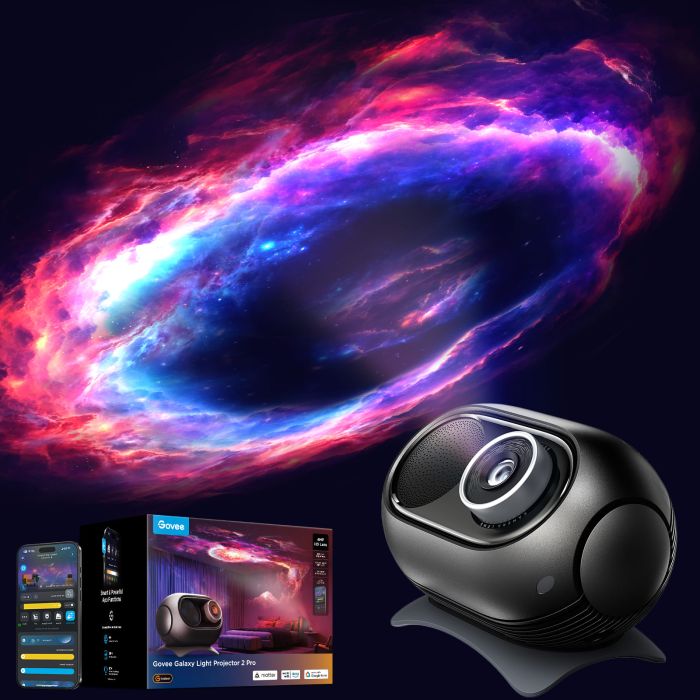 Зірковий проектор Govee H609D Galaxy Light Projector 2 Pro, RGB, WI-FI/Bluetooth, чорний