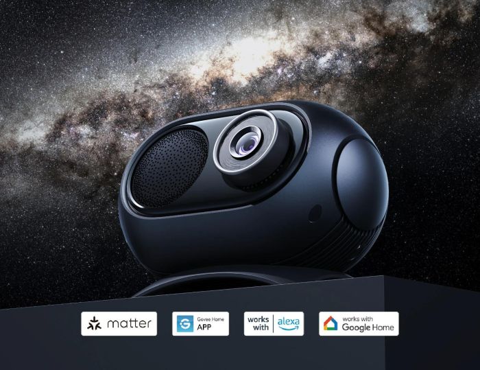 Зірковий проектор Govee H609D Galaxy Light Projector 2 Pro, RGB, WI-FI/Bluetooth, чорний