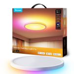 Потолочний світильник Govee 12" Smart Ceiling Light, RGBWW + RGBIC, WI-FI/Bluetooth, білий