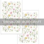Набор полотенечек для кухни ARDESTO Spring flowers 38х63см, 2шт, 100% хлопок, белый
