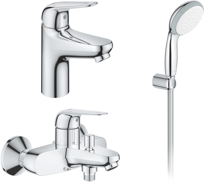 Комплект для ванны Grohe QuickFix Swift&Vitalio Go 100