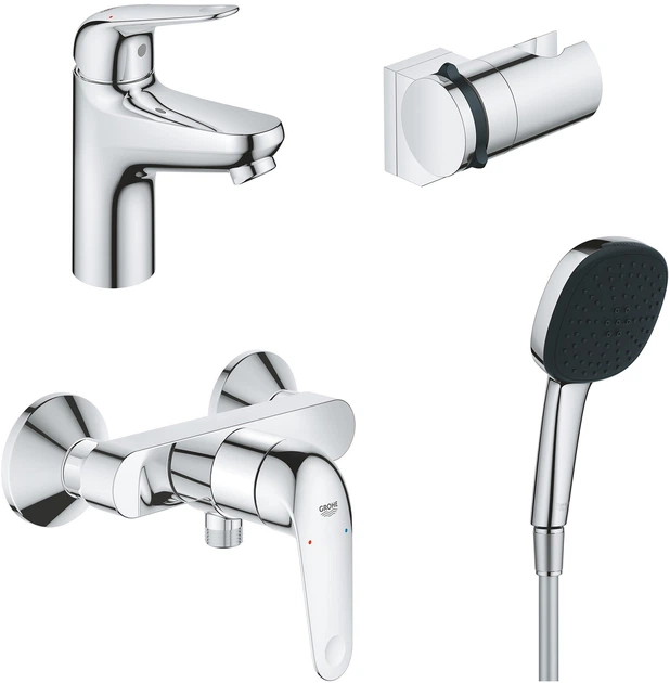 Комплект для ванни Grohe QuickFix Dice&Vitalio Comfort 110