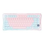 Клавиатура механическая GravaStar Mercury K1 Lite 80keys, GravaStar x BSUN Grey, BT/WL/USB, Lumen Rose