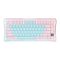 Клавіатура механічна GravaStar Mercury K1 Lite 80keys, GravaStar x BSUN Grey, BT/WL/USB, Aurora Mist