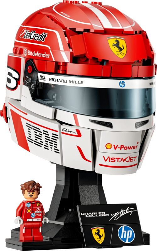 Конструктор LEGO Editions Formula 1 Шлемм Шарля Леклера с команды Scuderia Ferrari HP
