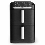 Мультипіч Tefal Easy Fry Crispy Stack, 2700Вт, чаша-6+4л, сенсорне керув., 2 чаши, гриль, пластик, чорний