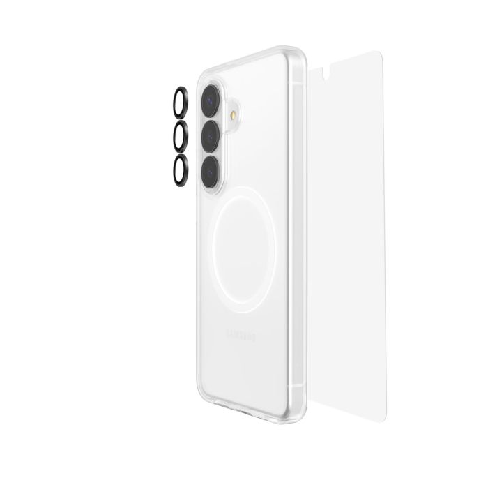 Набір захисту Belkin 3в1 для Samsung Galaxy S26 (скло, чохол, захист камери) (1 Pack)