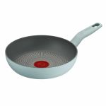 Сковорода Tefal Halo EUCALYPTUS, 20см, алюміній, бакеліт, сірий