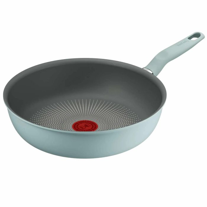 Сковорода ВОК Tefal Halo EUCALYPTUS, 26см, алюміній, бакеліт, сірий