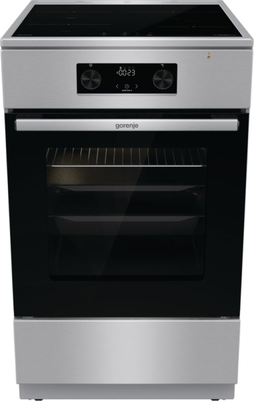 Плита Gorenje електрична індукційна, 70л, 50x60см, дисплей, IconLed, нерж