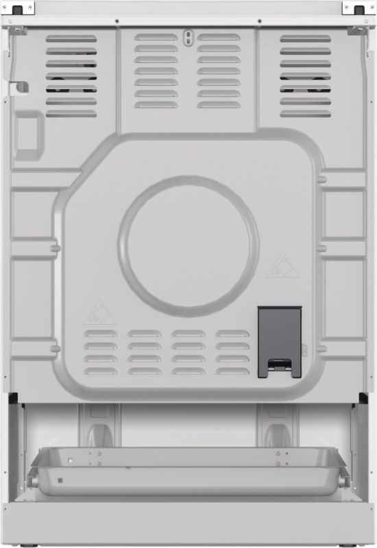 Плита Gorenje комби, 71л, 60x60см, дисплей,  чугун, с крышкой, программатор IconLed, белый