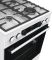 Плита Gorenje комби, 71л, 60x60см, дисплей,  чугун, с крышкой, программатор IconLed, белый
