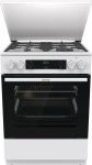 Плита Gorenje комбінована, 71л, 60x60см, дисплей, чавун,з кришкою, програматор IconLed, білий