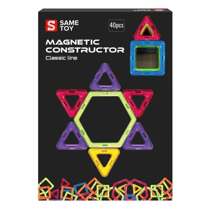 Магнитный конструктор Same toy Classic line 40эл
