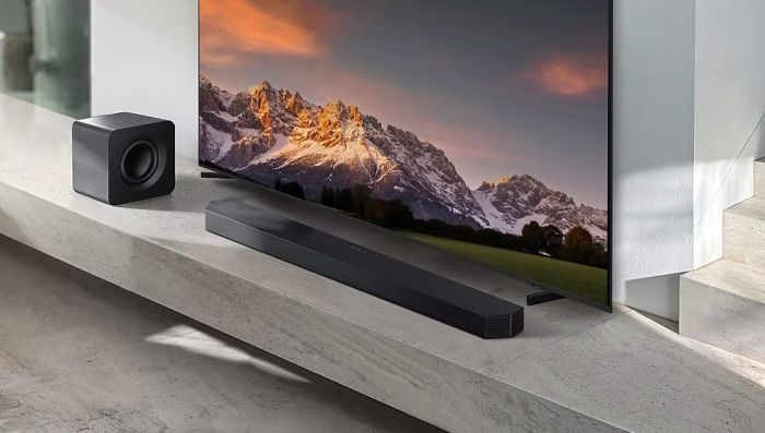 Саундбар Samsung HW-Q800H 400Вт, 5.1.2, BT, HDMI-eARC, Wi-Fi, саб, Dolby Atmos, чорный